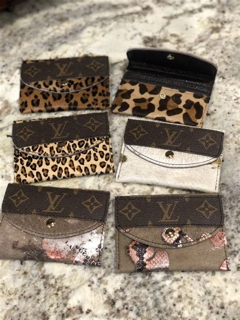 repurposed louis vuitton card holder